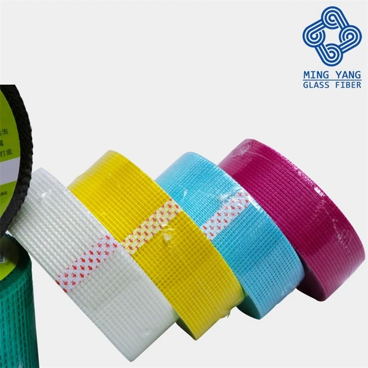 Factory Direct Production High Viscosity And Strong Mesh Colorful Fiberglass Drywall Adhesive Tape